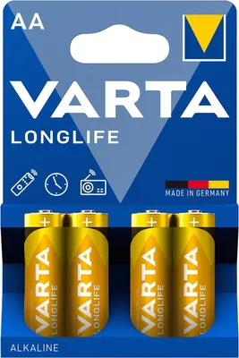 Obrázek produktu pro Baterie AA / LR6 s dlouhou životností, 4 kusy