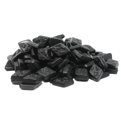 Produktbild von Doppelsalz Lakritz Rauten zuckerfrei Menge:300g