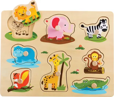 Immagine prodotto di Puzzle educativo Lelin - Gli amici della giungla