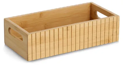 Zdjęcie produktu dla Pudełko do przechowywania STRIPES LBH 30x15x8 cm brązowe