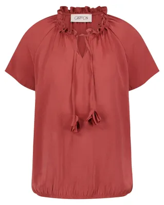 Produktbild von Cartoon (230) Bluse Kurz 1/2 Arm Rust Brown Rust Brown 44