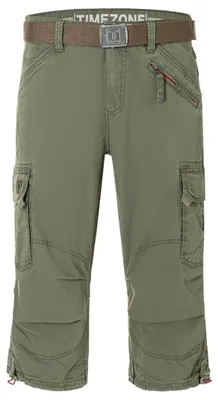 Produktbild von Timezone Loose Fit Cargo Shorts Gürtel Reißverschlusstasche Loose Fit Größe: 38W