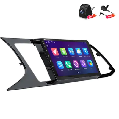 Produktbild von Android Autoradio mit Rückfahrkamera für Seat Leon 3 5F1 5F5 2012-2020 Wireless CarPlay Android Auto 8Core 6+128GB 4G LTE GPS Navigation 9 Zoll