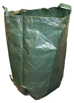 Produktbild von Gartenabfallsack 110L grün universeller Laubsack mit Tragegriffen