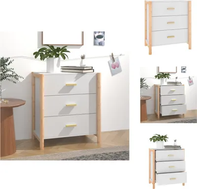 Image de vidaXL Sideboard Blanc 62x38x70 cm Bois composite - Sideboards