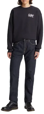 Immagine prodotto di Jeans da uomo Levi's modello 505, vestibilità regular, taglio dritto, colore scuro, taglia 34W / 34L