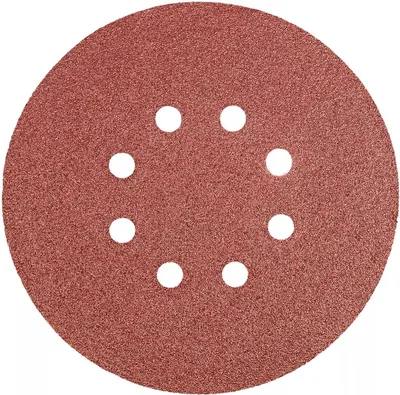 Image de Disques abrasifs GRAPHITE 150 mm, grain 40/60/80/100/120/150, 5 pièces avec 8 trous