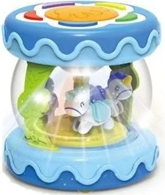 Produktbild von Huanger Interaktive Trommel mit Ponys blau