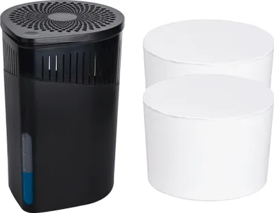 Produktbild von WENKO Raumentfeuchter Mod. Drop Schwarz 2 x 1000 g, für Räume bis ca. 80 m³