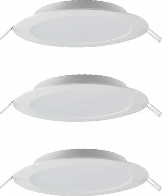 Produktbild von V-TAC LED-Einbauleuchte VT-61003, EEK: E, 3 W, 330 lm, 4000 K, 3 Stück