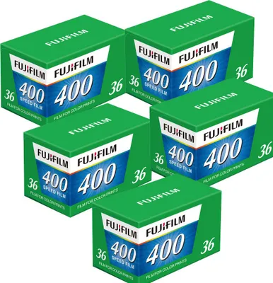 Produktbild von 5x Fuji Speed Film 400-36 Film (Farbe, 5er Pack)