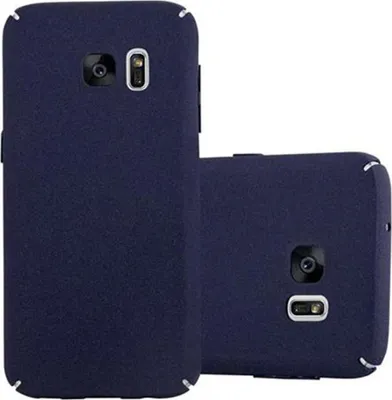 Immagine prodotto di Cadorabo custodia protettiva per Samsung Galaxy S7 in blu Custodia rigida per telefono cellulare cover