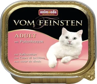 Produktbild von Animonda Cat Vom Feinsten Classic morčacie srdcia 100g