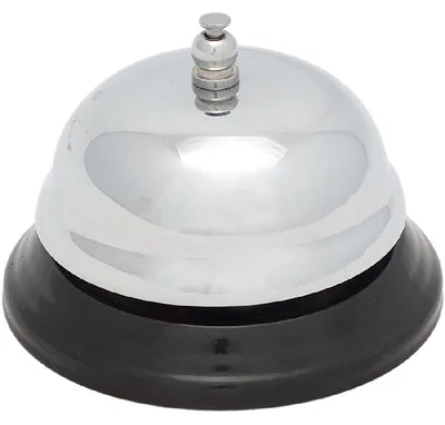Produktbild von Rezeptionsklingel - verchromt - Ø 85mm - Höhe 60mm