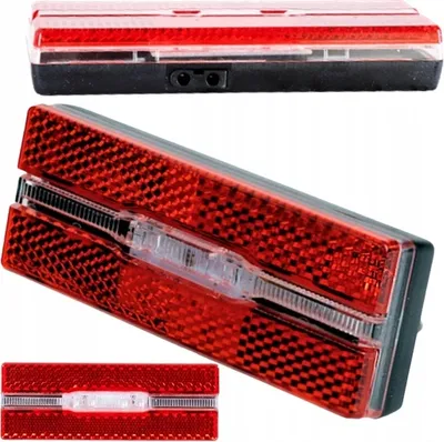 Zdjęcie produktu dla Lampka Rowerowa Tylna Na Bagażnik Lampka Na Dynamo