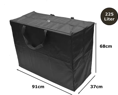 Produktbild von Sehr große Tasche XL ✔ 91x 68x37 cm, 225 Liter ✔ Reißfeste Aufbewahrungstasche oder Transporttasche für Luxus Klappmatratze shogazi ® TRAVEL 90/80x20