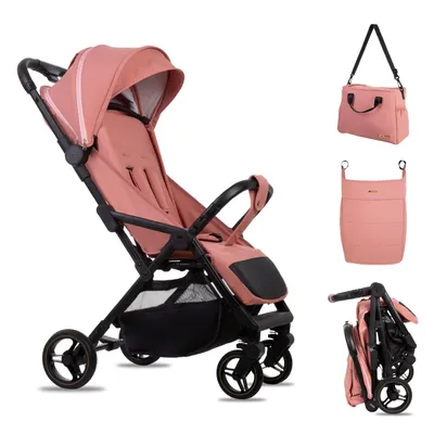 Zdjęcie produktu dla Babylux Wózek Spacerowy Dziecięcy GIAU – Wózek Podróżny z Funkcją Leżenia, Kompaktowy, Lekki, Teleskopowa Rączka, Składany, Torba, Akcesoria