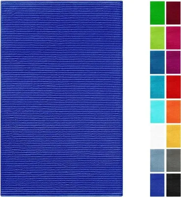 Produktbild von Unyqoos® Saunatuch 85 x 220 cm – 100% Baumwolle, 550 g/m², königsblau, extra großes Badetuch & Liegetuch