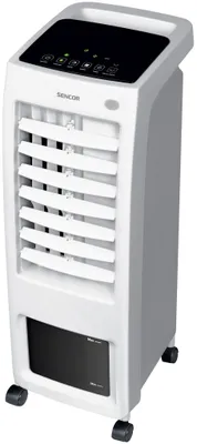 Obrázok produktu pre SENCOR SFN 6011WH Ochladzovač vzduchu, 3 funkcie v jednom: letný ventilátor, zvlhčovač, ochladzovač vzduchu, 3 rýchlosti, diaľkové ovládanie, časovač, 6 l nádrž