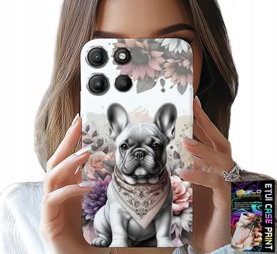 Zdjęcie produktu dla Etui Do Motorola Moto G56 - Buldog Buldogi Pieski Rasy Psów Plecki