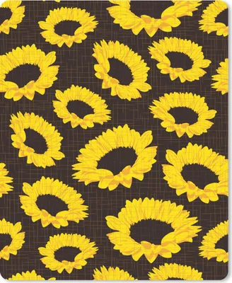 Produktbild von MuchoWow® Mauspad Mousepad Muster - Sonnenblumen - Gelb 19x23 cm - Mousepads - Maus Mat - Pad - Mausunterlage - Mauspads - Spielen