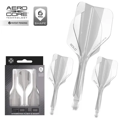 Produktbild von Harrows Solo 6 Flights clear medium