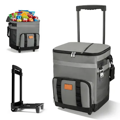 Immagine prodotto di Borsa frigo grande con ruote, 35 litri, a prova di perdite