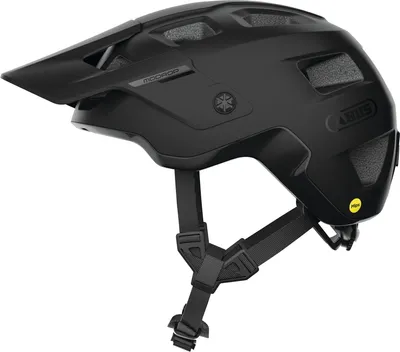 Produktbild von ABUS MTB-Helm MoDrop MIPS - robuster Fahrradhelm mit Aufprallschutz für Mountainbiker - individuelle Passform - Unisex - Schwarz Matt, Größe S (51-55 cm)
