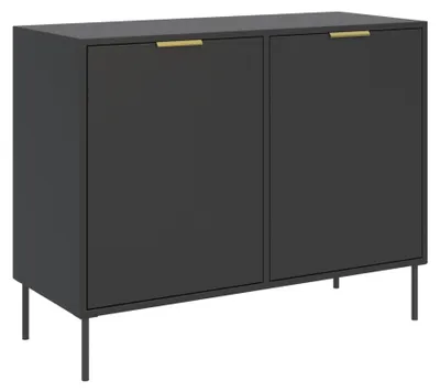 Produktbild von Selsey Vena – Sideboard 2-türig, Schwarz, 100 cm