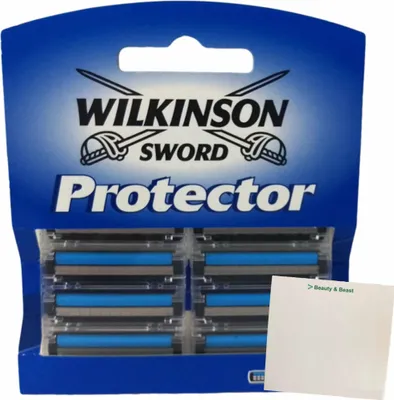 Produktbild von Wilkinson Sword Protector Klingen (10 Stück) + usy Block