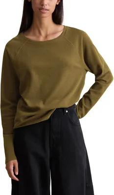 Produktbild von Marc OߴPolo Denim Damen Langarmshirt mit Waffel-Struktur Regular Fit