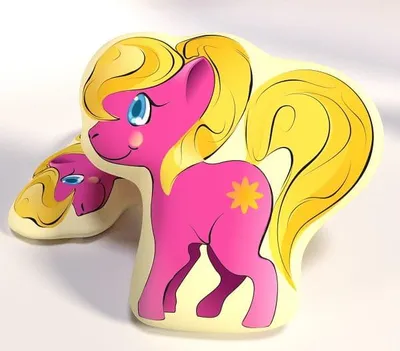 Obrázok produktu pre Carbotex Detský dekoračný vankúšik Little Pony - ružový
