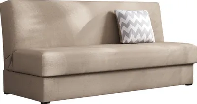 Produktbild von MIRJAN24 Schlafsofa Adela Mini mit Bettkasten, Bettsofa, Couch mit Schlaffunktion, Polstersofa, Couchgarnitur (Enjoy 2 + Zygzak Popiel)