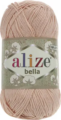 Produktbild von 100g ALIZE BELLA uni, Baumwoll-Strickgarn / Häkelgarn, Farbwahl