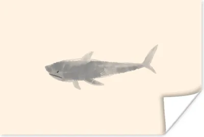Produktbild von MuchoWow® Poster Fische - Meerestiere - Pastell - Aquarell 120x80 cm - Bilder