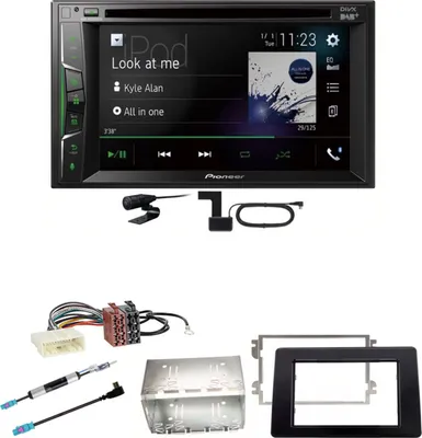 Produktbild von Pioneer AVH-A3200DAB USB Bluetooth DAB+ MP3 CD Einbauset für Opel Movano ab 2019