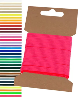 Produktbild von 5m Gummiband 6,6mm Gummilitze Wäschegummi elastisches Band Wäscheband
