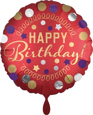 Produktbild von Birthday Star Folienballon 45cm