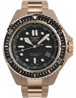 Zdjęcie produktu dla Zegarek  Aviator V.1.42.2.373.5 różowe złoto