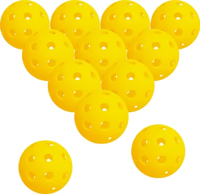 Produktbild von 12 Packungen 40 L?cher Pickleballb?lle im Freien fš¹r Au?enpl?tze