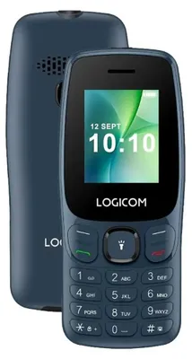 Image de Logicom Posh 405 : téléphone portable d'entrée de gamme 4G, écran 1,77 pouces, DS, Bluetooth, bleu