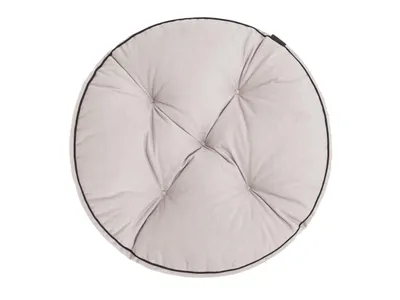 Produktbild von PillowPrim Bodenkissen Kissen im japanischen Stil, Meditationskissen, Yogakissen rundes Sitzkissen 57x57 Beige