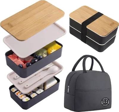 Produktbild von Thermoisolierte Lunchtasche, Kühltasche, Picknick, Erwachsene und Kinder, Lebensmittelaufbewahrung, Lunchbox