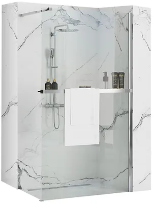 Produktbild von Rea Duschwand Aero N 110 Chrome