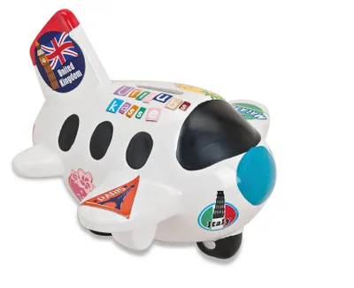 Image de Boîte de rangement en forme d'avion, avec serrure et clé