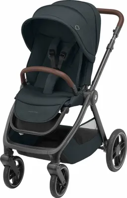 Produktbild von Maxi-Cosi Oxford Baby Kinderwagen, 0–4 Jahre, kompakt zusammenklappbar, Geräumiger Sitz, Sanfte Federung, 10 kg Aufbewahrungskorb, Essential Graphite