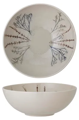 Productafbeelding van BLOOMINGVILLE | Kom, wit, steengoed | Diameter 30,5 cm, hoogte 11 cm | 82051379