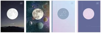 Immagine prodotto di Quaderno per vocaboli A6/32K a quadretti Shape Galaxy (10 pezzi) - INTERDRUK