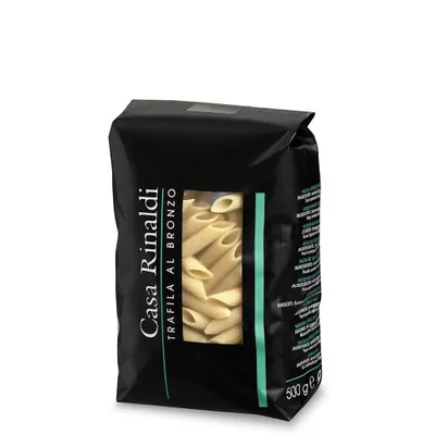 Immagine prodotto di Casa Rinaldi Penne Rigate prodotte con procedimento al bronzo 500g
