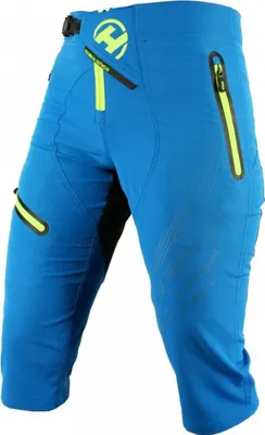 Produktbild von HAVEN Fahrradshorts ohne Träger - 3/4 ENERGY THREEQ - Blau/Gelb XS